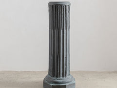Black Concrete Pedestal