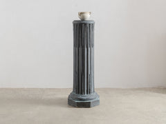 Concrete Fluted Pedestal
