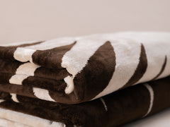 Modern Love Beach Towel - Chocolate