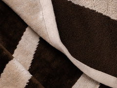 Modern Love Beach Towel - Chocolate