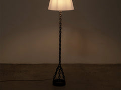 1960s Brutalist Iron Floor Lamp