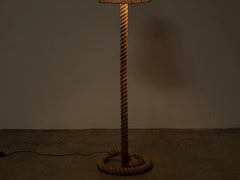 1970s Sculptural Rope Floor Lamp
