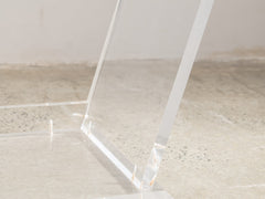 1980s French Acrylic Console by David Lange