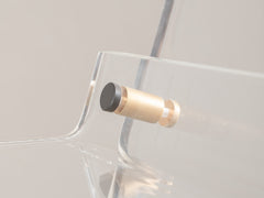 1980s French Acrylic Console by David Lange
