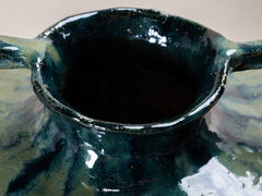 Green Drippy Urn