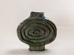 Green Medallion Vase