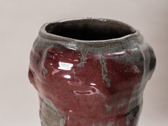 Cathedral Vessel - Jade, Copper Red