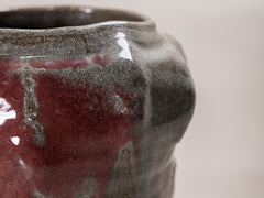 Cathedral Vessel - Jade, Copper Red