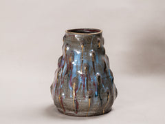 Cathedral Vessel - Jade, Gold, Copper Red