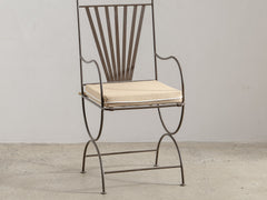 Soleil Chair with Curved Arm - Bronze