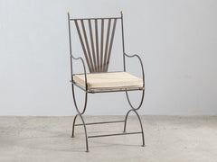 Soleil Chair with Curved Arm - Bronze