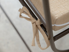 Soleil Chair with Curved Arm - Bronze