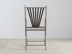 Soleil Chair with Curved Arm - Bronze
