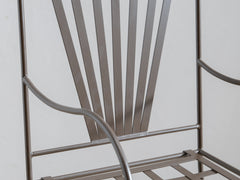 Soleil Chair with Curved Arm - Bronze