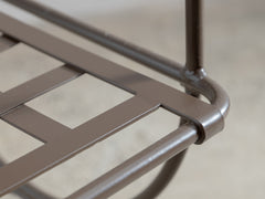 Soleil Chair with Curved Arm - Bronze