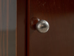 1920s Pair of Art Deco Rosewood & Ebony Bedside Tables