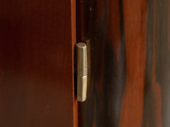 1920s Pair of Art Deco Rosewood & Ebony Bedside Tables
