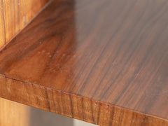 1980s French Art Deco Mahogany Bookshelf