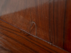 1980s French Art Deco Mahogany Bookshelf