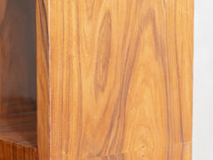 1980s French Art Deco Mahogany Bookshelf