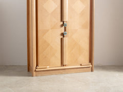 1950s Oak Cabinet by Guillerme & Chambron