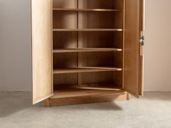 1950s Oak Cabinet by Guillerme & Chambron