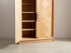 1950s Oak Cabinet by Guillerme & Chambron