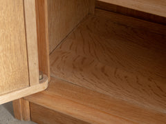 1950s Oak Cabinet by Guillerme & Chambron