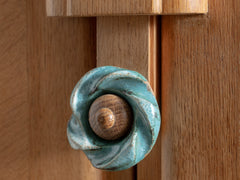 1950s Oak Cabinet by Guillerme & Chambron