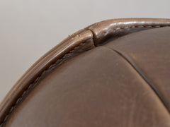 Ringo Armchair in Brown Leather by Gerard van den Berg