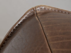 Ringo Armchair in Brown Leather by Gerard van den Berg