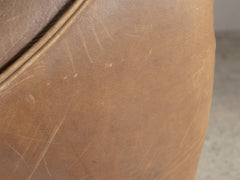 Ringo Armchair in Brown Leather by Gerard van den Berg