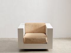 1960s Massimo Vignelli Saratoga Cube Chair