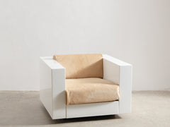 1960s Massimo Vignelli Saratoga Cube Chair
