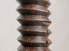 1930s French Turned Wood Pedestal