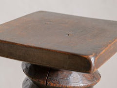 1930s French Turned Wood Pedestal
