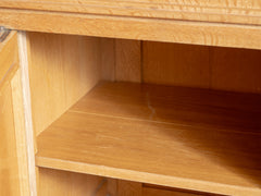 Large Mid Century French Oak Sideboard by Gaston Poisson