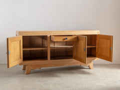1940s French Oak Sideboard by Gaston Poisson