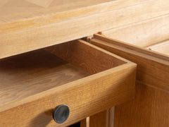 1940s French Oak Sideboard by Gaston Poisson
