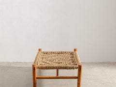 1950s French Rope Coffee Table by Adrien Audoux and Frida Minet