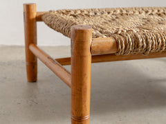 1950s French Rope Coffee Table by Adrien Audoux and Frida Minet