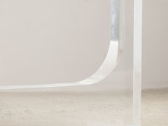 Italian Smoked Glass and Lucite Coffee Table