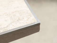 1970s Willy Rizzo Travertine Dining Table