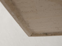 1970s Willy Rizzo Travertine Dining Table