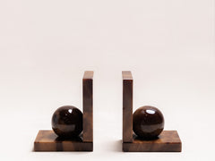 Pair of 1970s Italian Marble Bookends