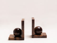 Pair of 1970s Italian Marble Bookends