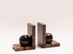 Pair of 1970s Italian Marble Bookends