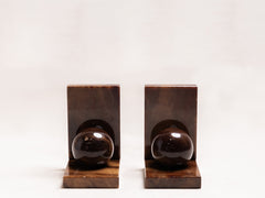 Pair of 1970s Italian Marble Bookends