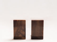 Pair of 1970s Italian Marble Bookends
