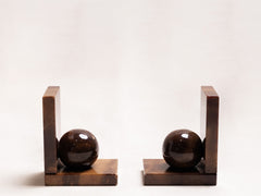 Pair of 1970s Italian Marble Bookends